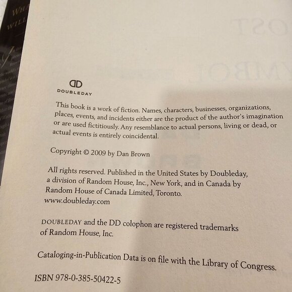 The Da Vinci Code & The Lost Symbol Hardcover Books By Dan Brown - Picture 6 of 11